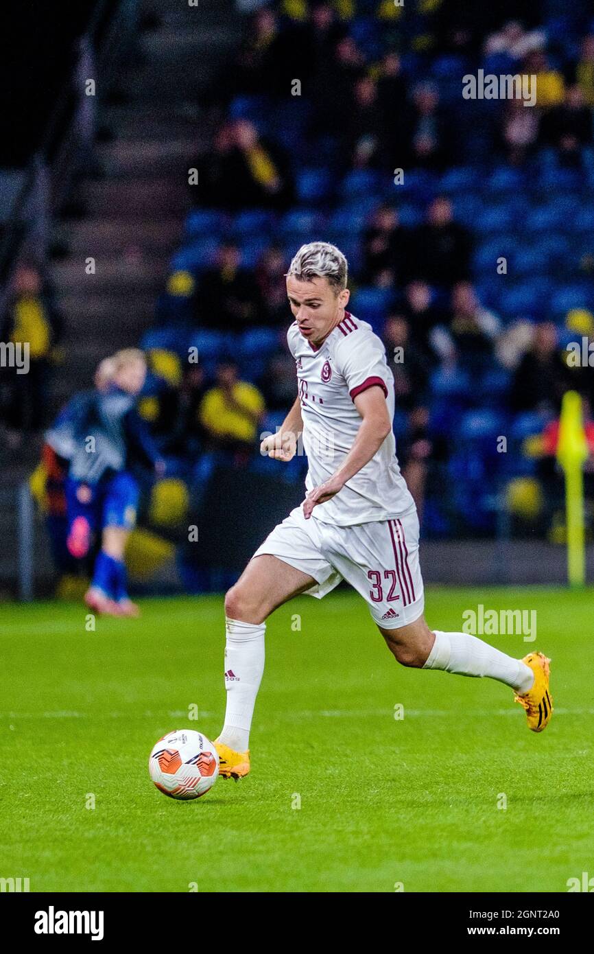 Broendby, Dänemark. September 2021. Andreas Vindheim (32) von Sparta Prag, gesehen während des UEFA Europa League-Spiels zwischen Broendby IF und Sparta Prag im Broendby Stadion in Broendby. (Foto: Gonzales Photo - Robert Hendel). Stockfoto