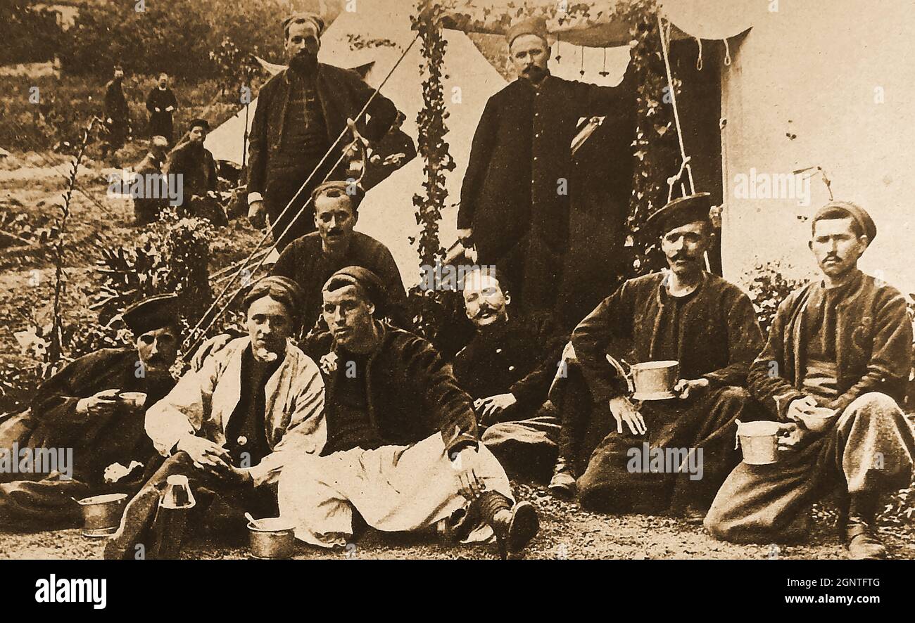 1. Weltkrieg 1. Weltkrieg ein Lager französischer Zouaves, die von