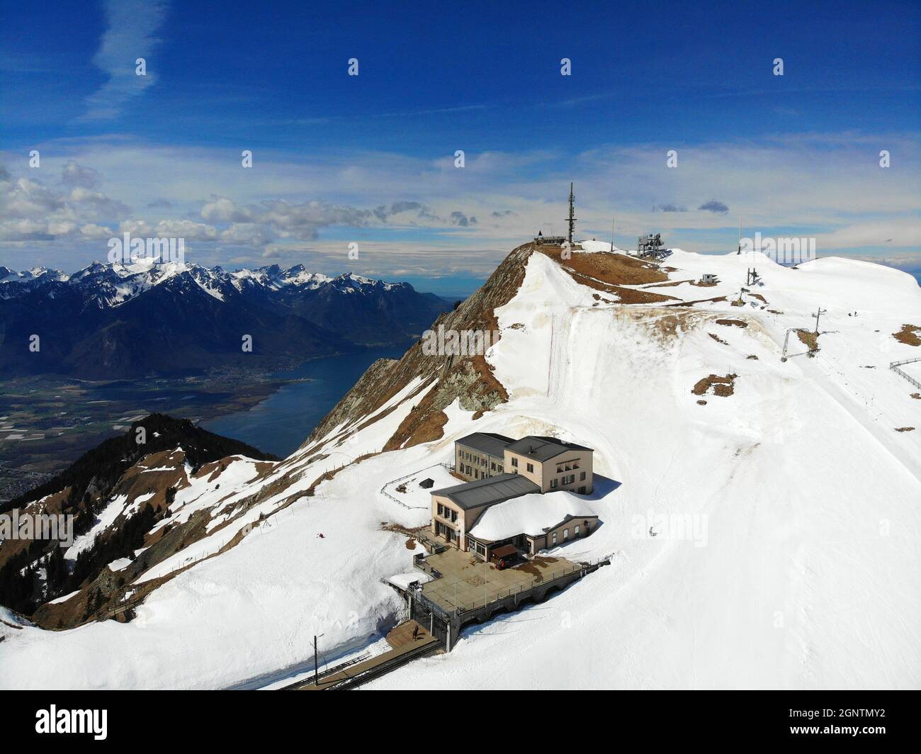 Rochers de Naye, Montreux Stockfoto