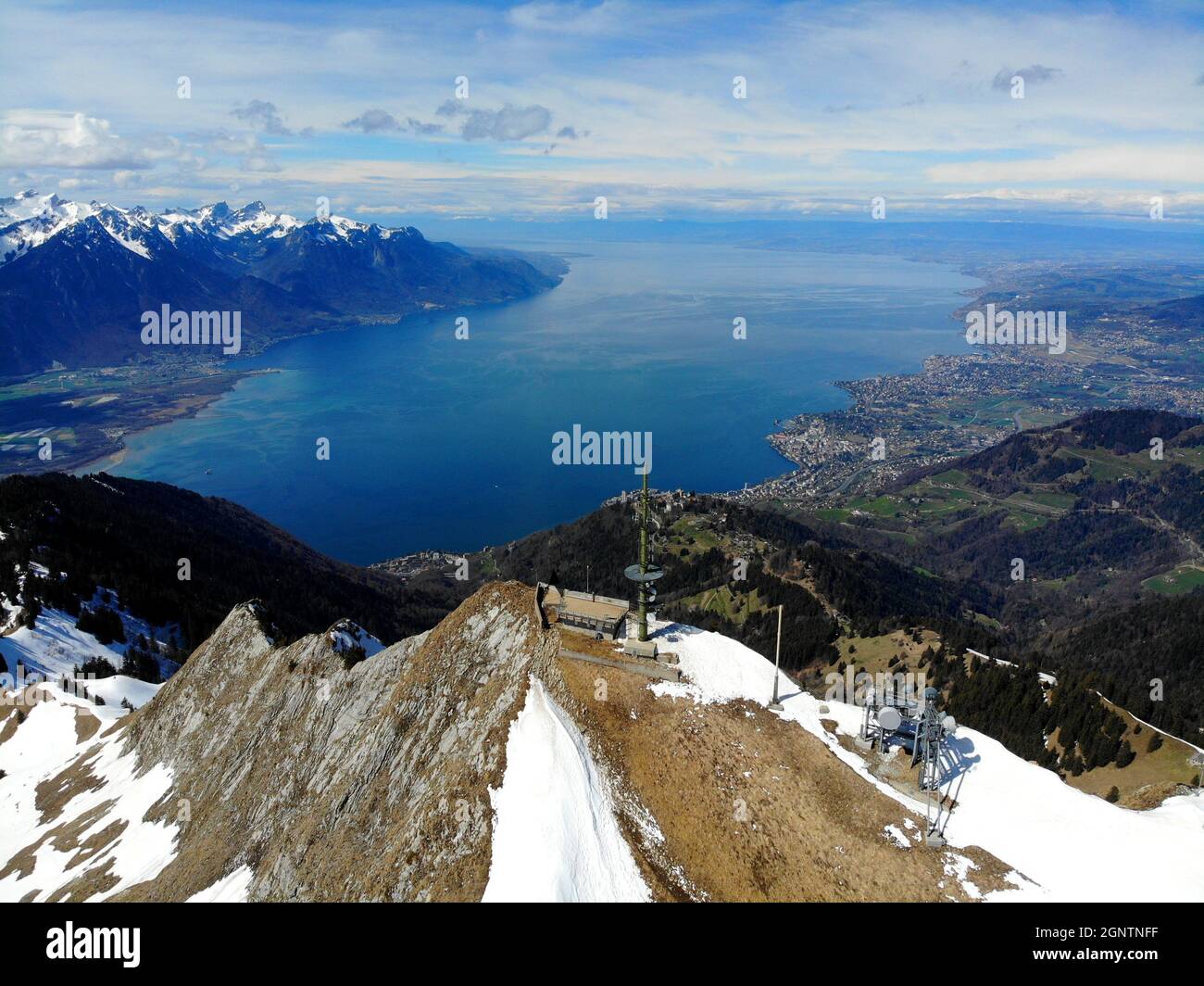 Rochers de Naye, Montreux Stockfoto