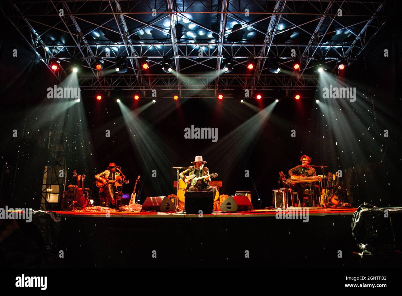 Zucchero spielt gestern Abend in Marostica (Italien) für eine spezielle Akustik-Tour Stockfoto