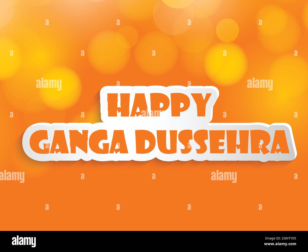 Ganga Dussehra Hindu Festival Hintergrund Stock Vektor