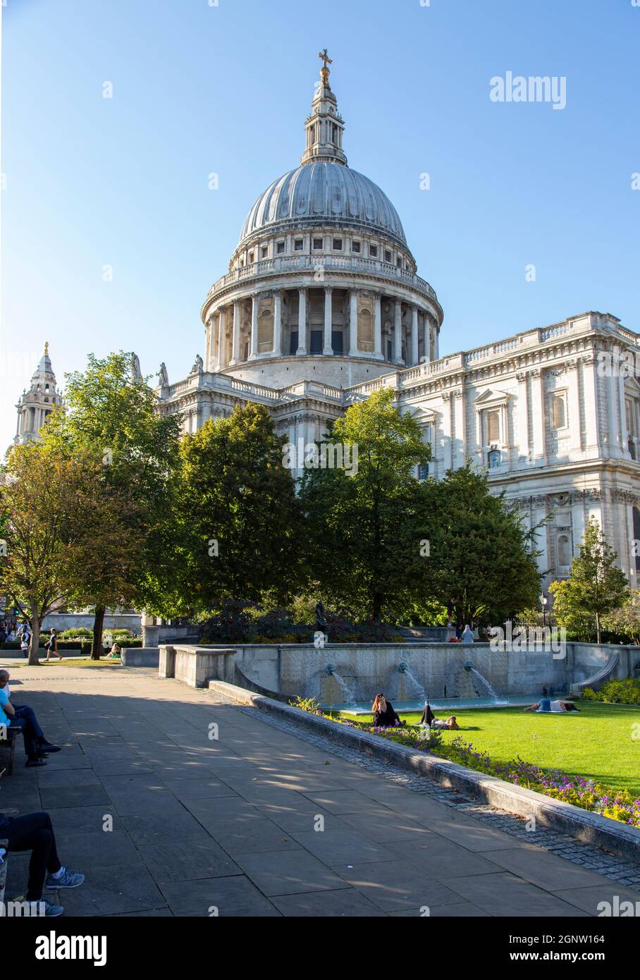 St Pauls Cathedral, City of London, London, Großbritannien Stockfoto