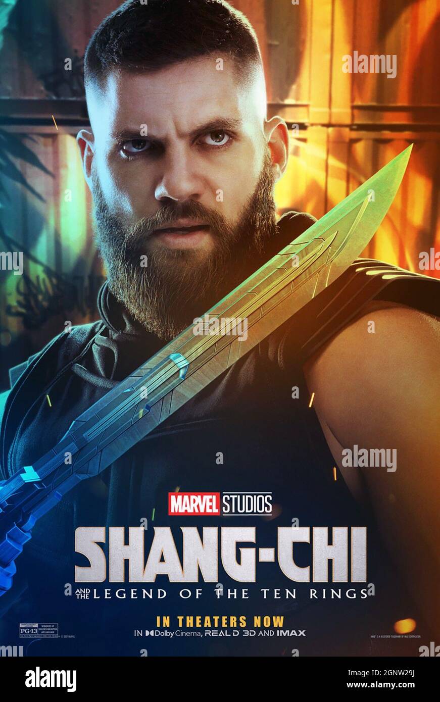 Die Zehn Ringe Teil 2 SHANG-CHI UND DIE LEGENDE DER ZEHN RINGE, US-Charakterposter, Florian
