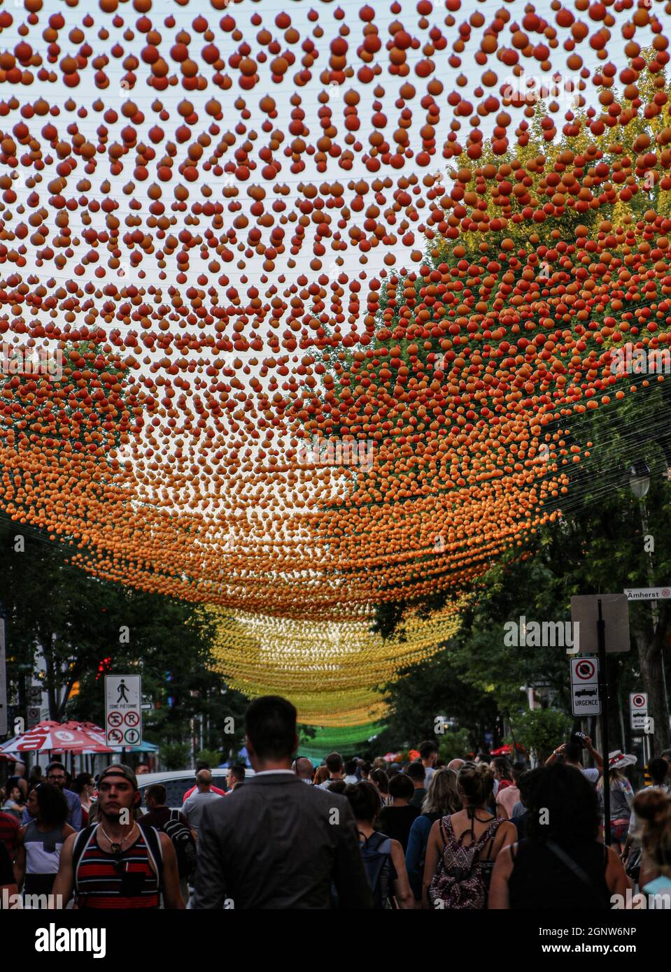 Montreal Gay Village Street Stockfoto