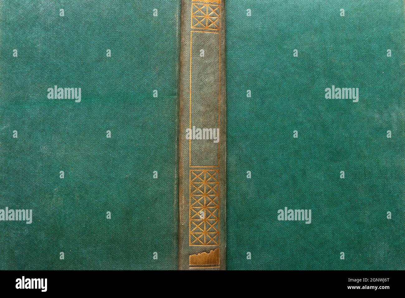 hardcover Buchcover Nahaufstellungsvorlage Stockfoto