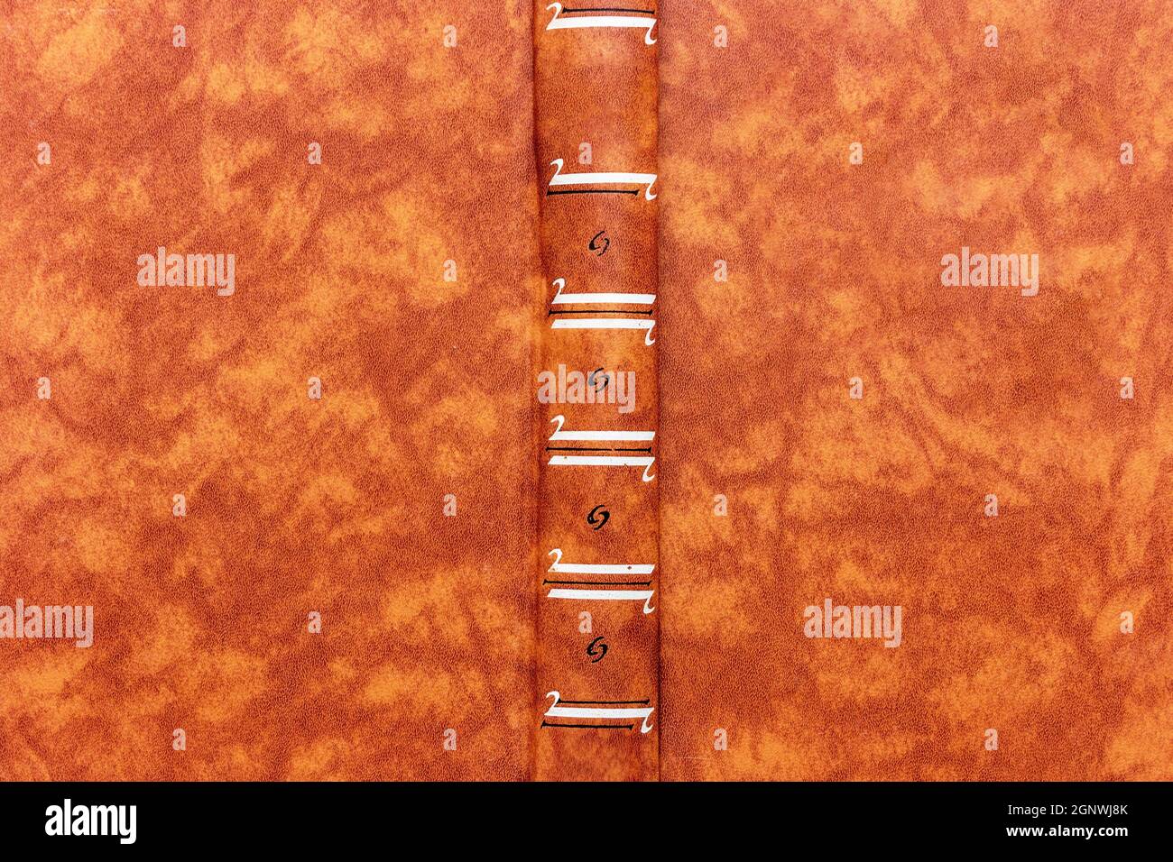 Vintage Hardcover Buch Nahaufnahme Vorlage Stockfoto