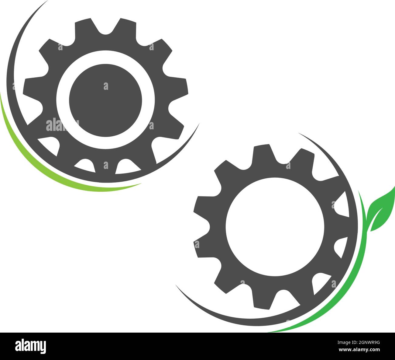 Gang Logo Vorlage Vektor icon Abbildung Stock Vektor