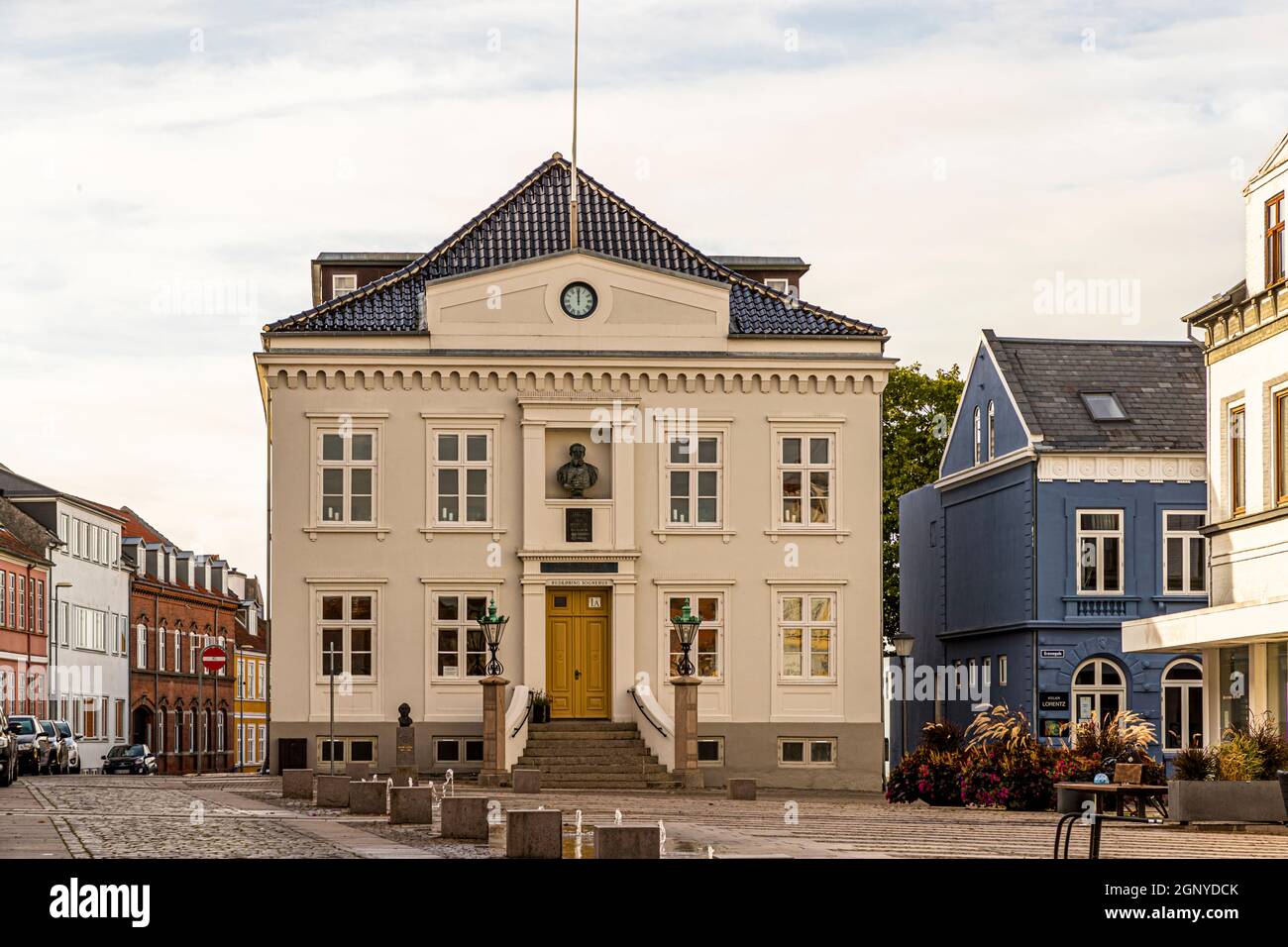 Rathaus Rudkøbing auf Langeland, Dänemark Stockfoto
