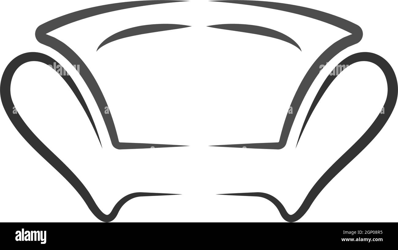 Möbel Logo Symbol Vektor flaches Design Stock Vektor