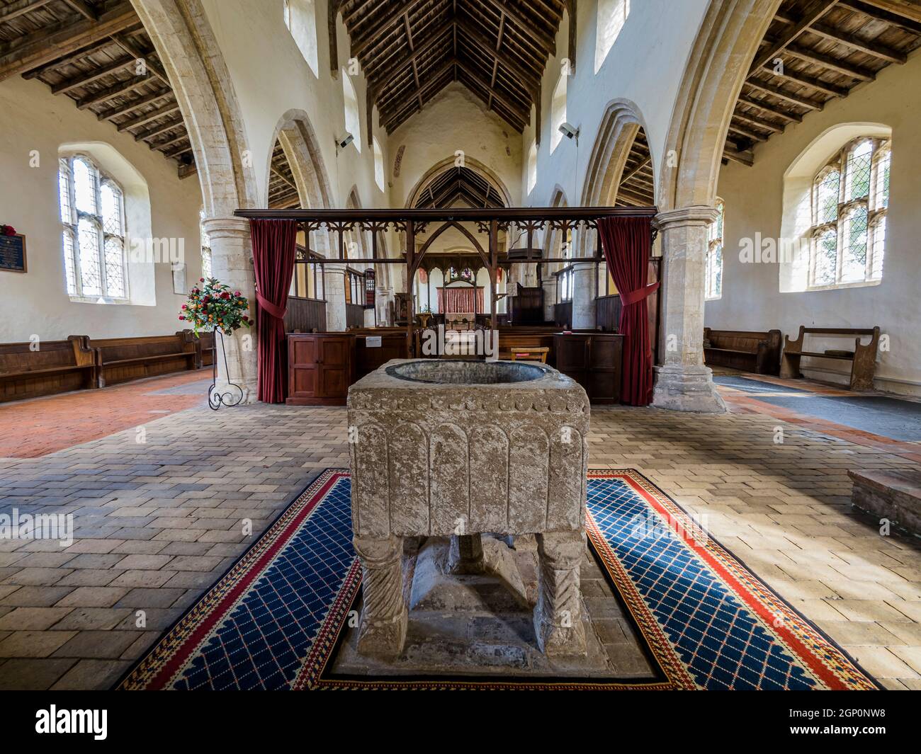 St Margarets Church Burnham, Norfolk, England Stockfoto