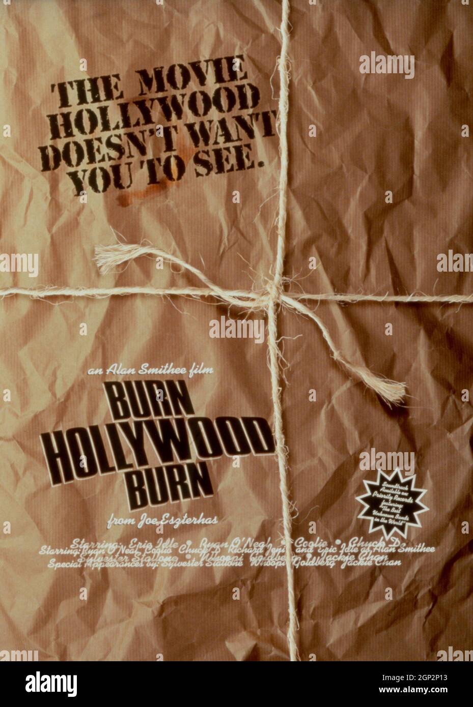 EIN ALAN SMITHEE FILM: BURN HOLLYWOOD BURN, POSTER, 1997. © Buena Vista Pictures / Courtesy Everett Collection Stockfoto