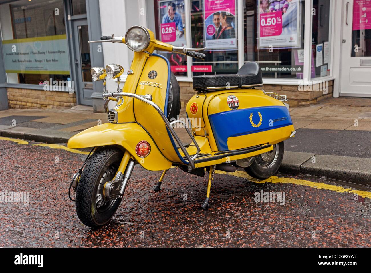 Lambretta. Ribble Valley Scooter Rallye 2021. Stockfoto