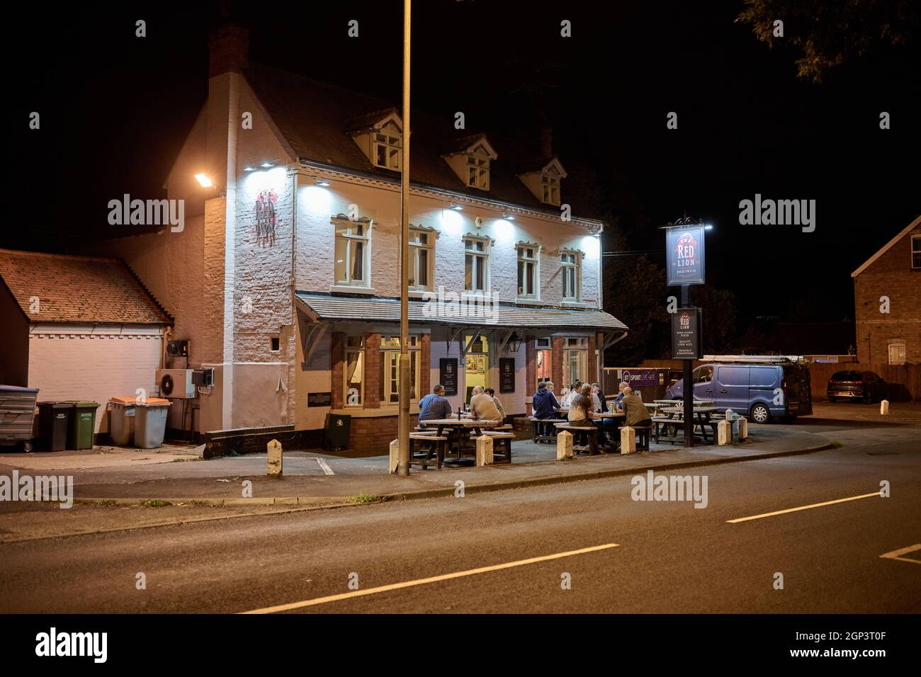 Der Rote Löwe, Droitwich Stockfoto