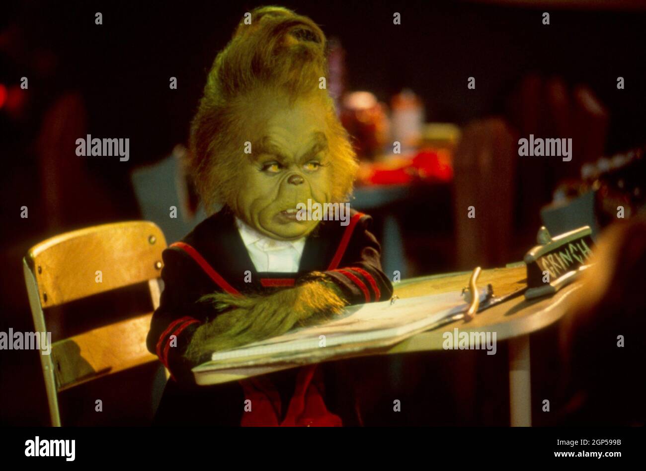 DR. SEUSS' HOW THE GRINCH STOLE CHRISTMAS, Josh Ryan Evans als 8-jähriger Grinch, 2000. ph: Ron Batzdorff / © Universal Pictures / Courtesy Everett Collection Stockfoto