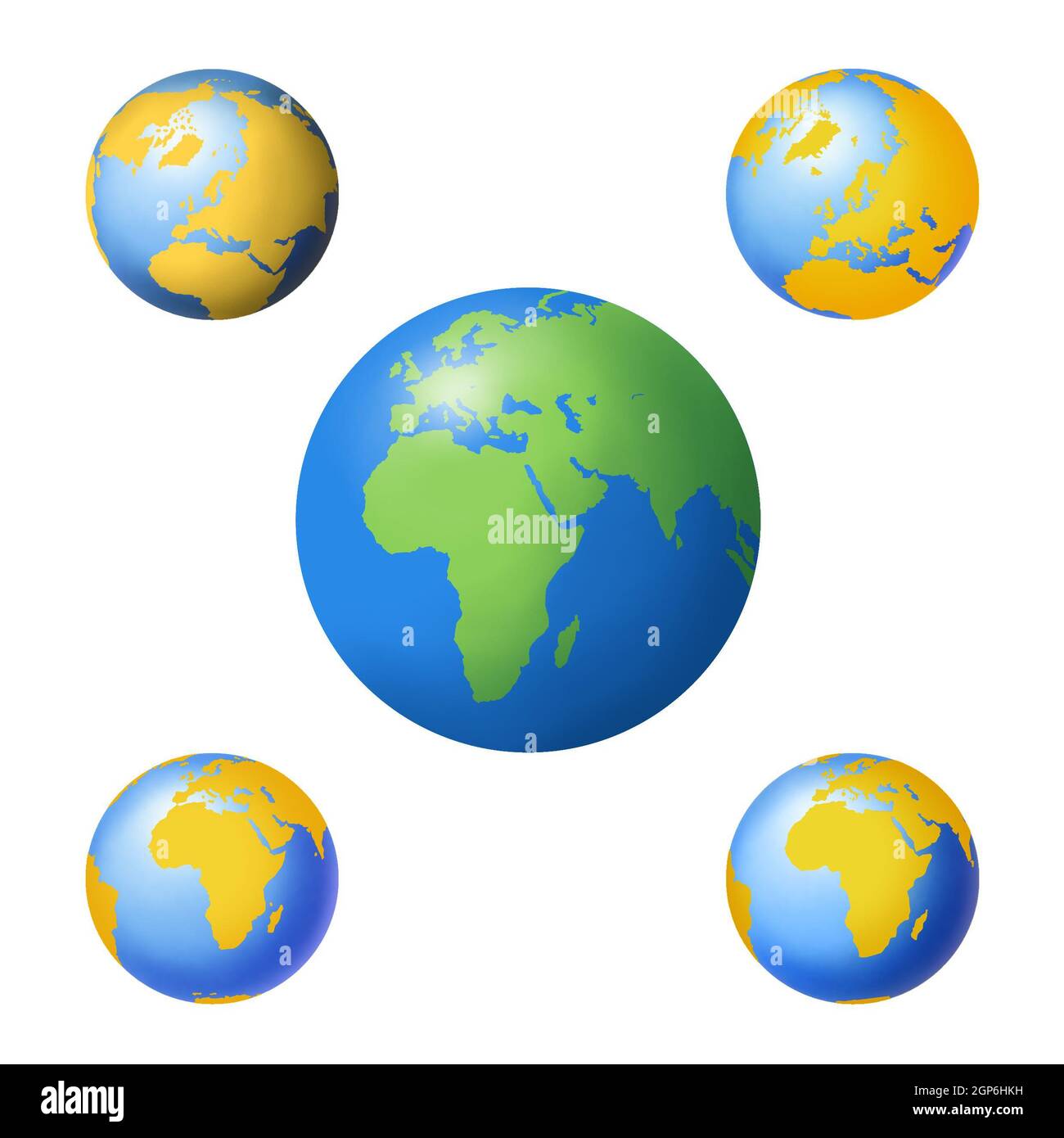 Erde, Globus, Weltkarte Stockfotografie - Alamy