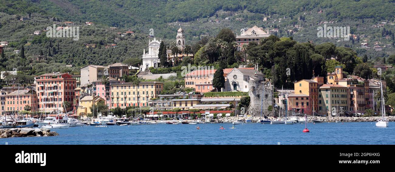 Santa Margherita Ligure. Genua, Italien. Stockfoto