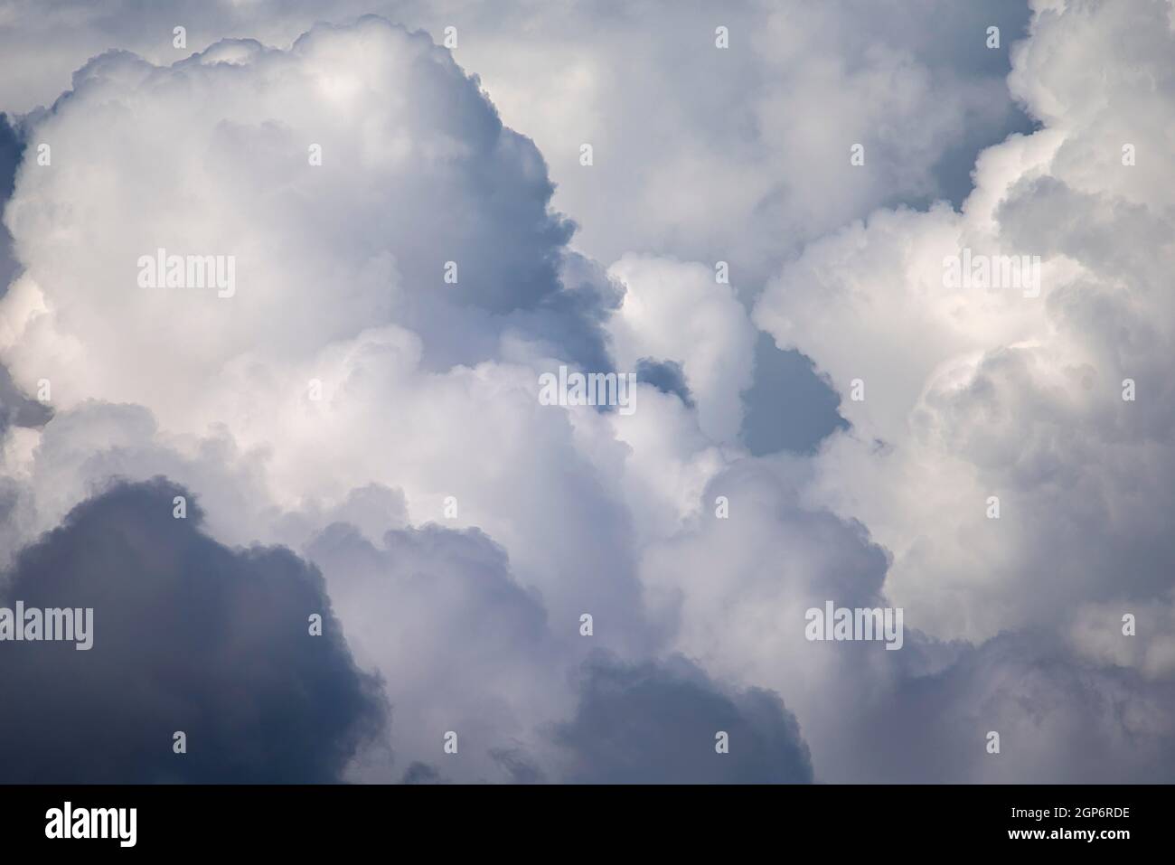 Cumulus Wolken (Cumulus), Bayern, Deutschland Stockfoto
