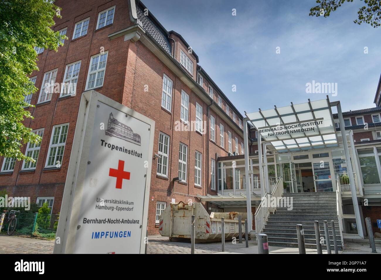 Bernhard-Nocht-Institut für Tropenmedizin, Bernhard-Nocht-Straße, St. Pauli, Hamburg, Deutschland Stockfoto