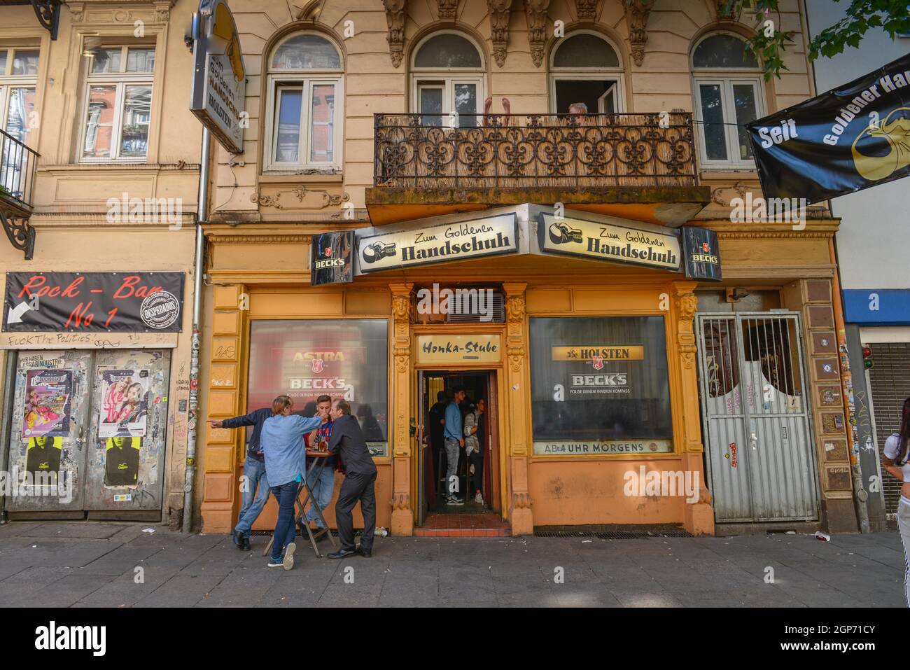 Pub zum goldenen Handschuh, Hamburger Berg, St. Pauli, Hamburg, Deutschland Stockfoto