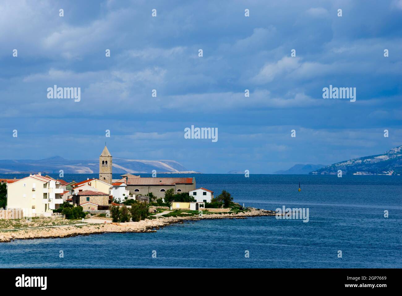 Vinjerac, Dalmatien, Kroatien Stockfoto