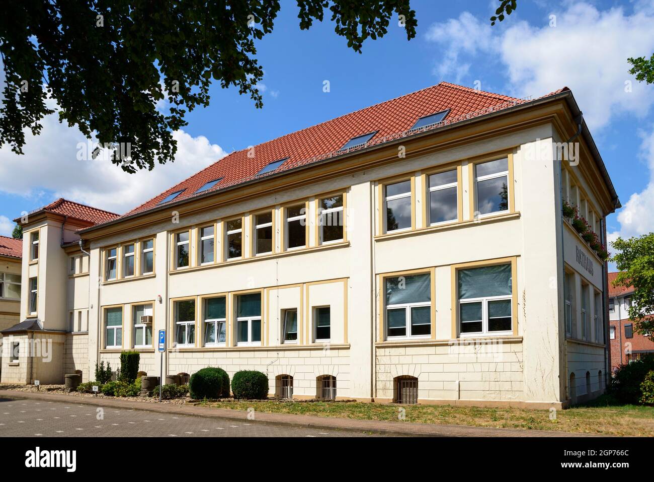 Rathaus, Ilsede, Peine, Niedersachsen, Deutschland Stockfoto
