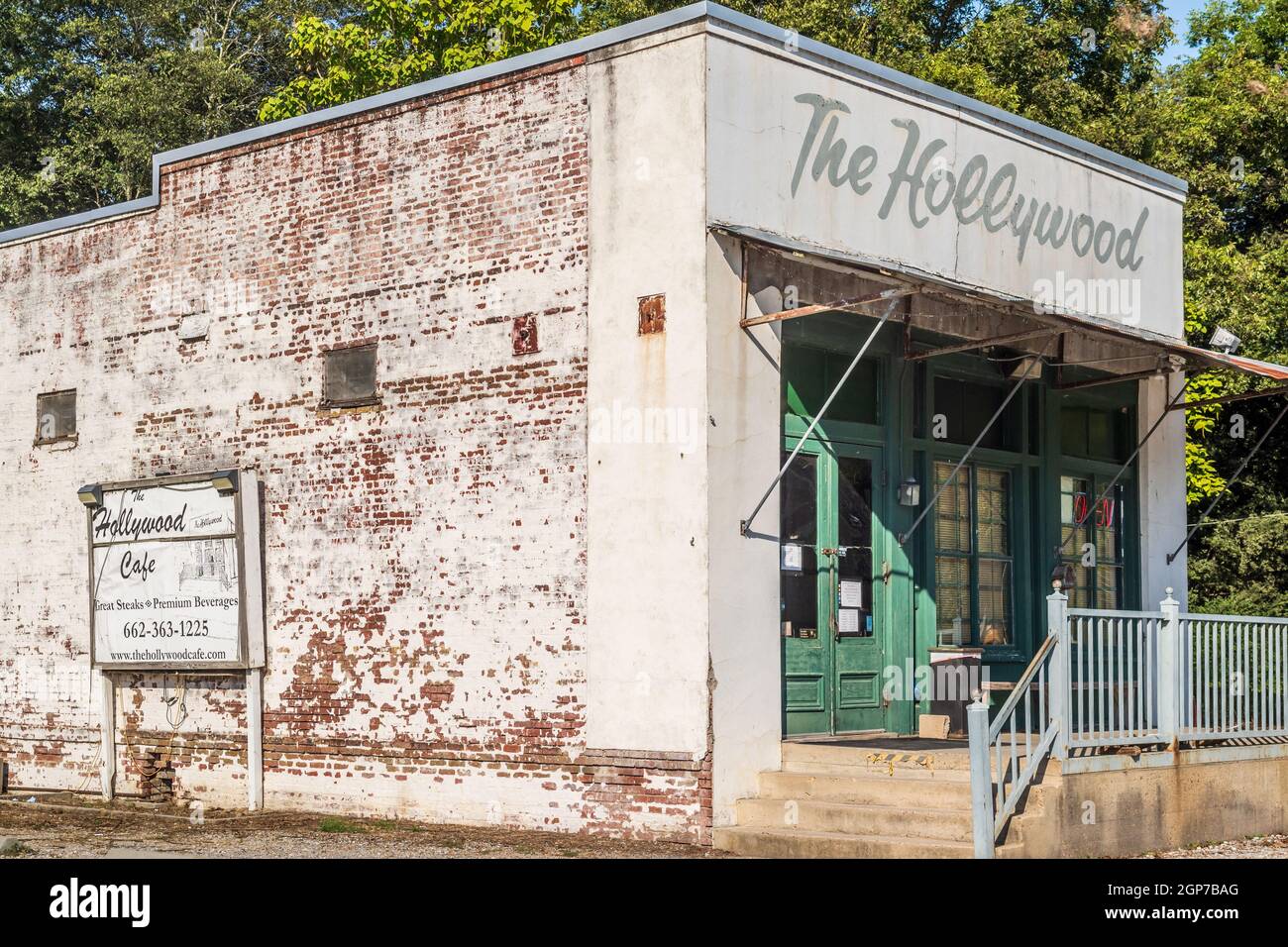 Das Hollywood Cafe in der Nähe von Tunica, Mississippi, USA. Stockfoto