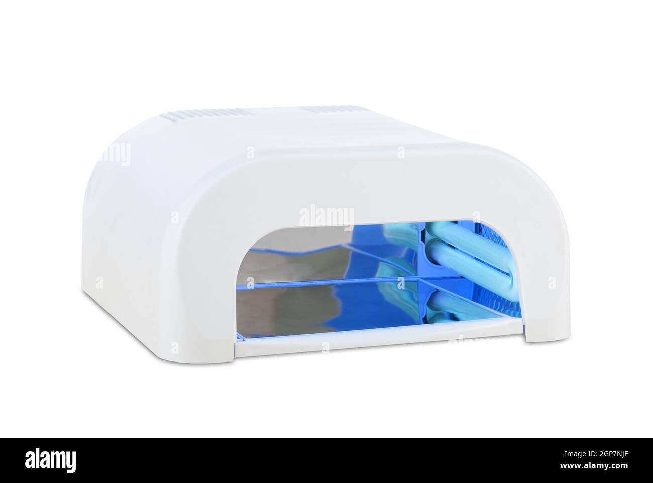 UV-Lampe für Nägel, isoliert auf weiss Stockfotografie - Alamy