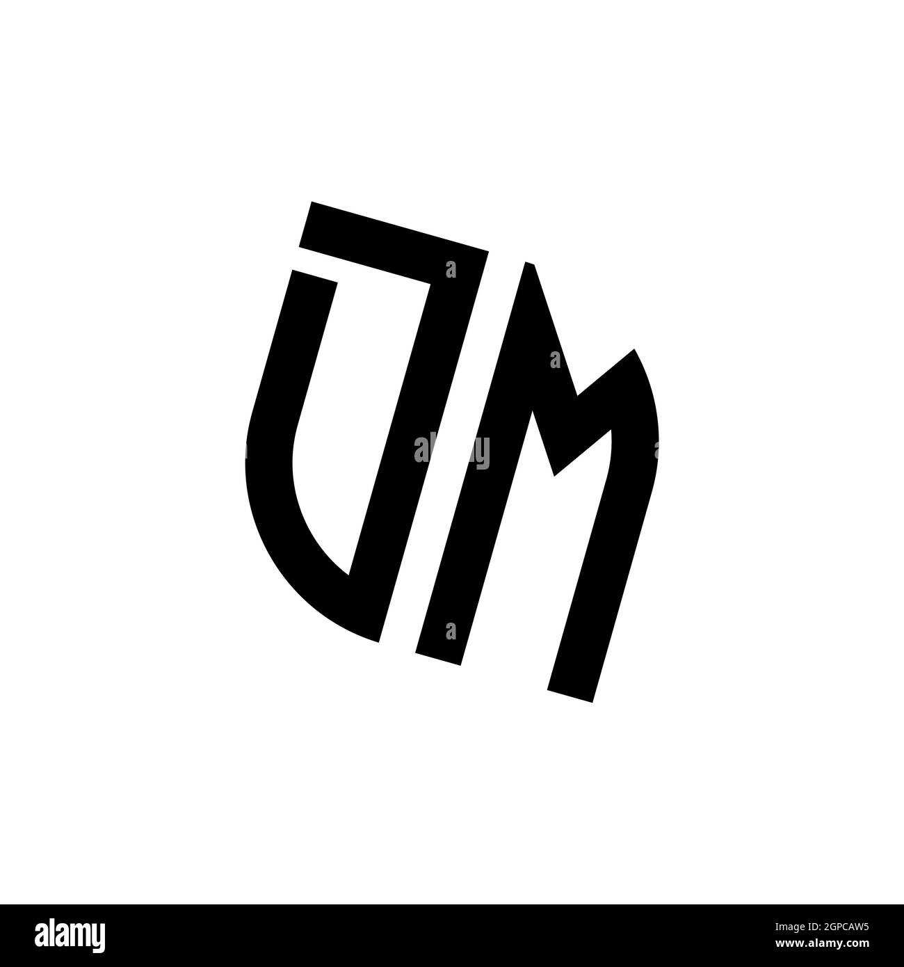 DI-Logo mit goldenen Diamant Form Stil Vektor, Monogramm geometrische goldene Form Stil in schwarzem Hintergrund isoliert Stock Vektor