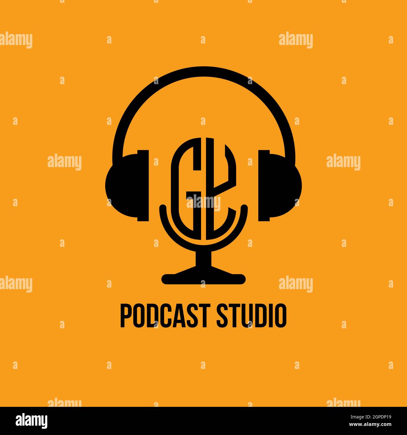 DF Logo eSport Gaming Initial mit Blue Light Color Design-Vektor-Vorlage Stock Vektor