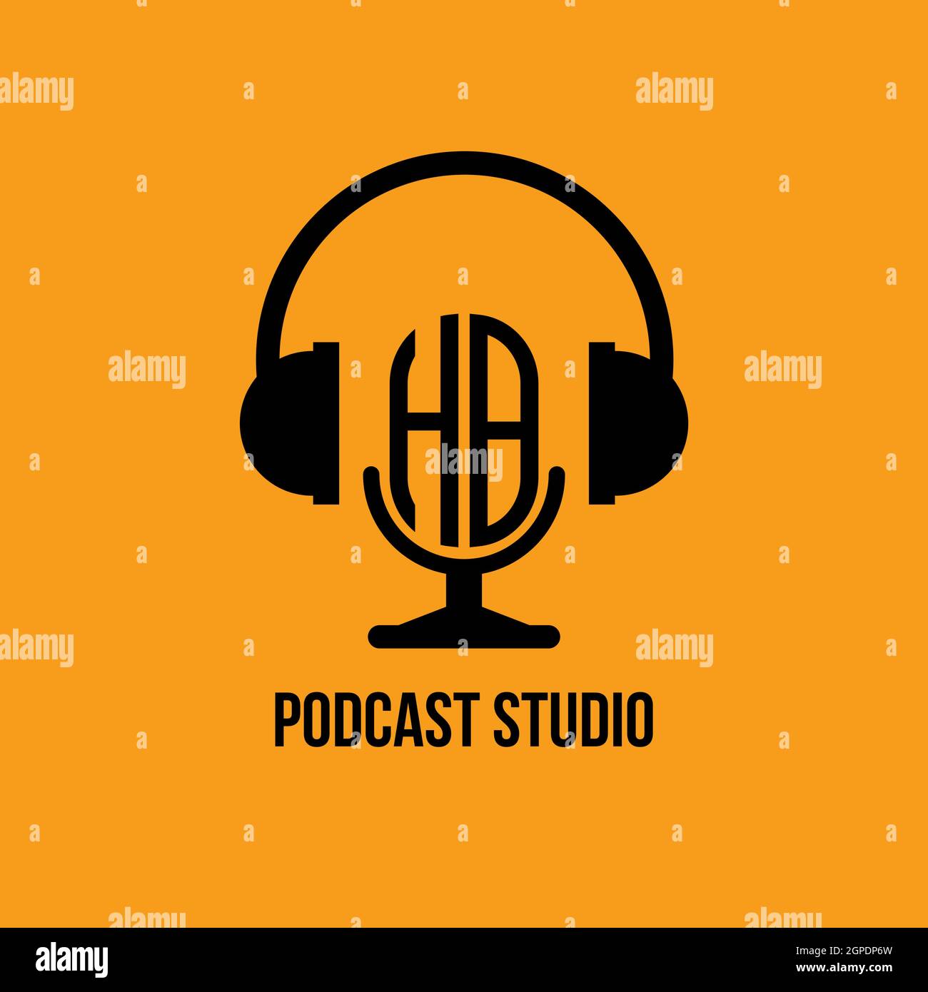 DI Logo eSport Gaming Initial mit Blue Light Color Design-Vektor-Vorlage Stock Vektor