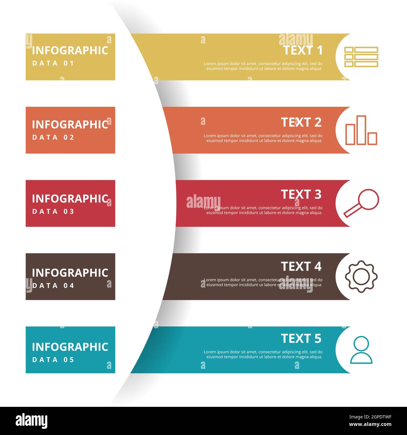Kreative Diagramm Idee Business Plan Konzept Infografik Element Vorlage Stock Vektor