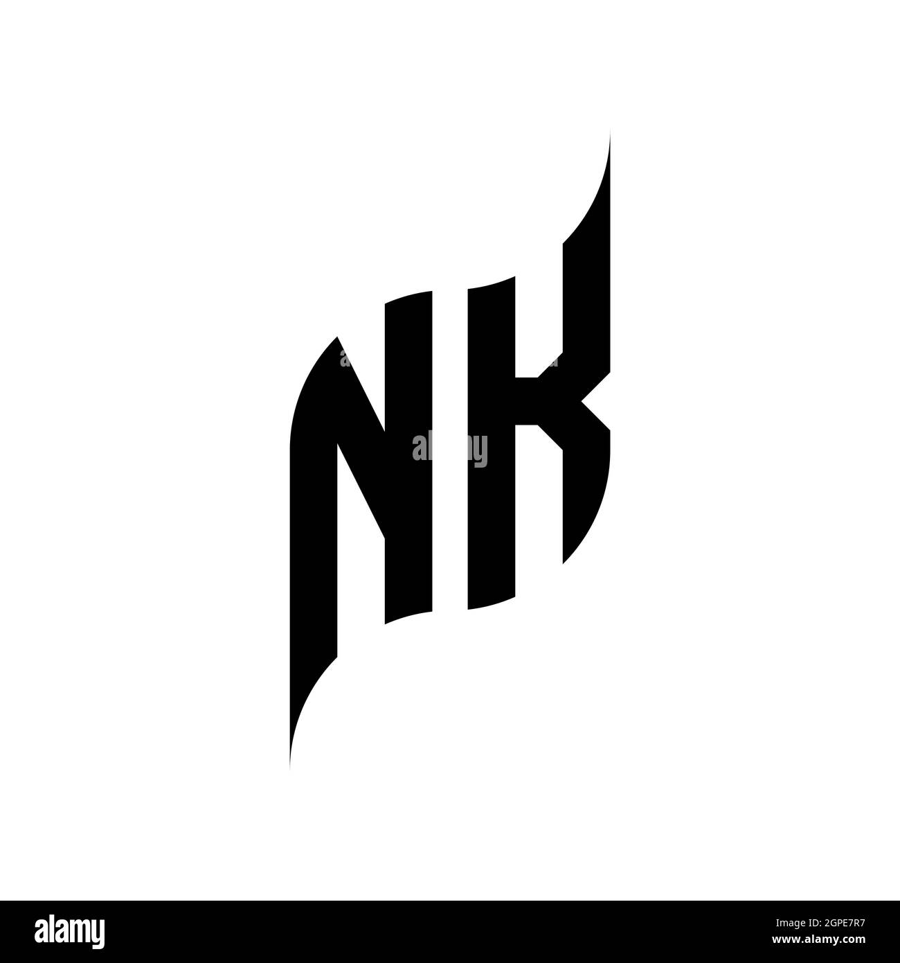 LJ Monogram – Vorlage für geometrische Formen. Monogram anfänglicher Design-Vektor auf weißem Hintergrund isoliert Stock Vektor