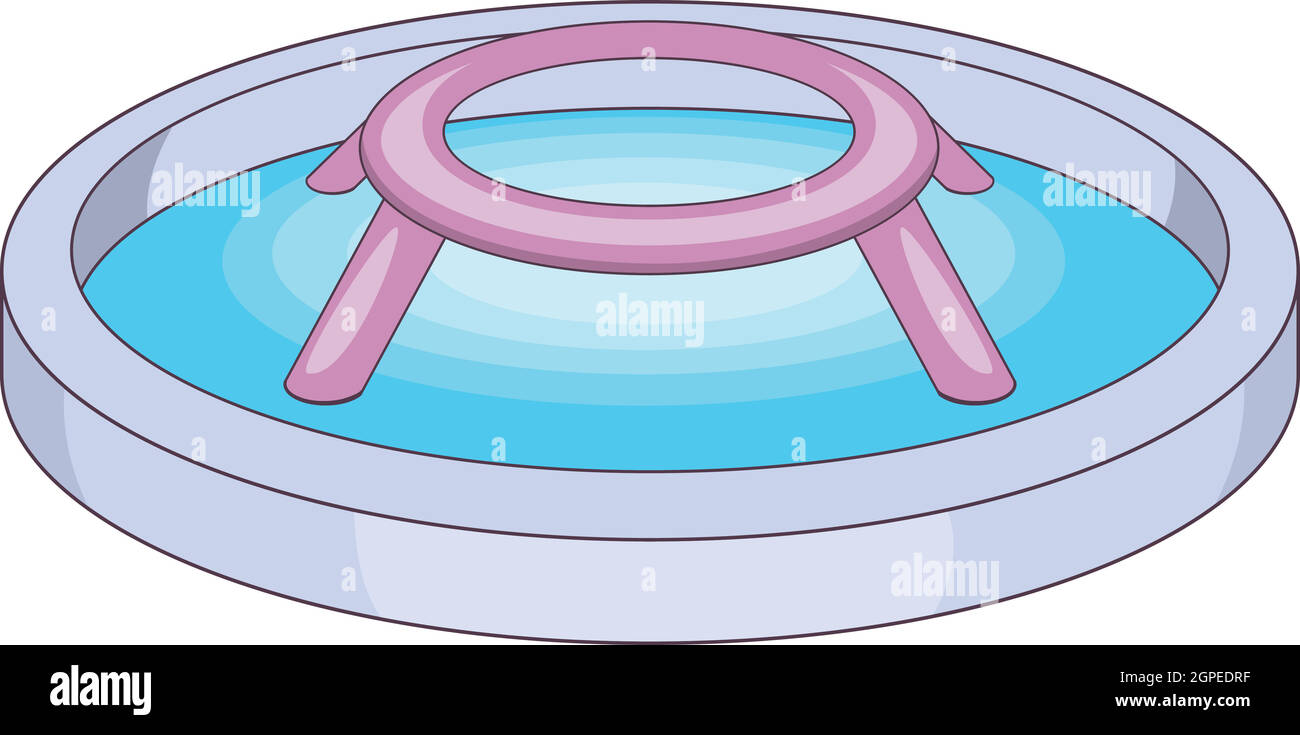 Brunnen-Symbol, Cartoon-Stil Stock Vektor