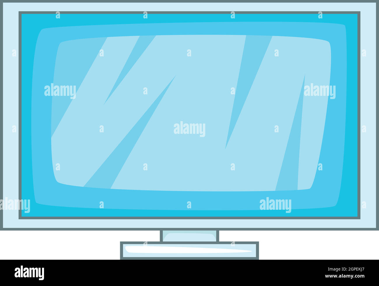 Computer-Display-Symbol, Cartoon-Stil Stock Vektor