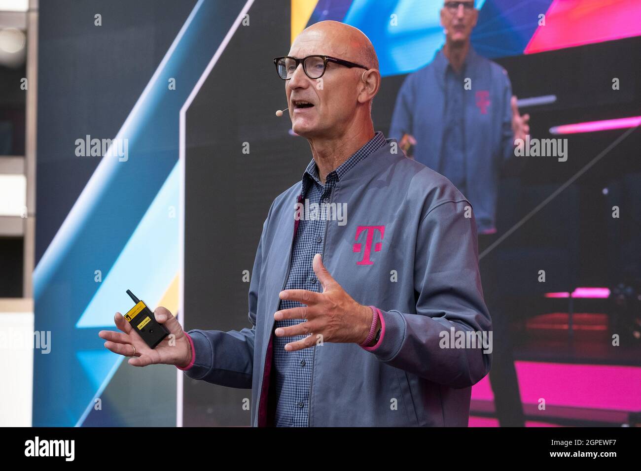 Timotheus Hoettges, Vorstandsvorsitzender der Deutschen Telekom AG. Stockfoto