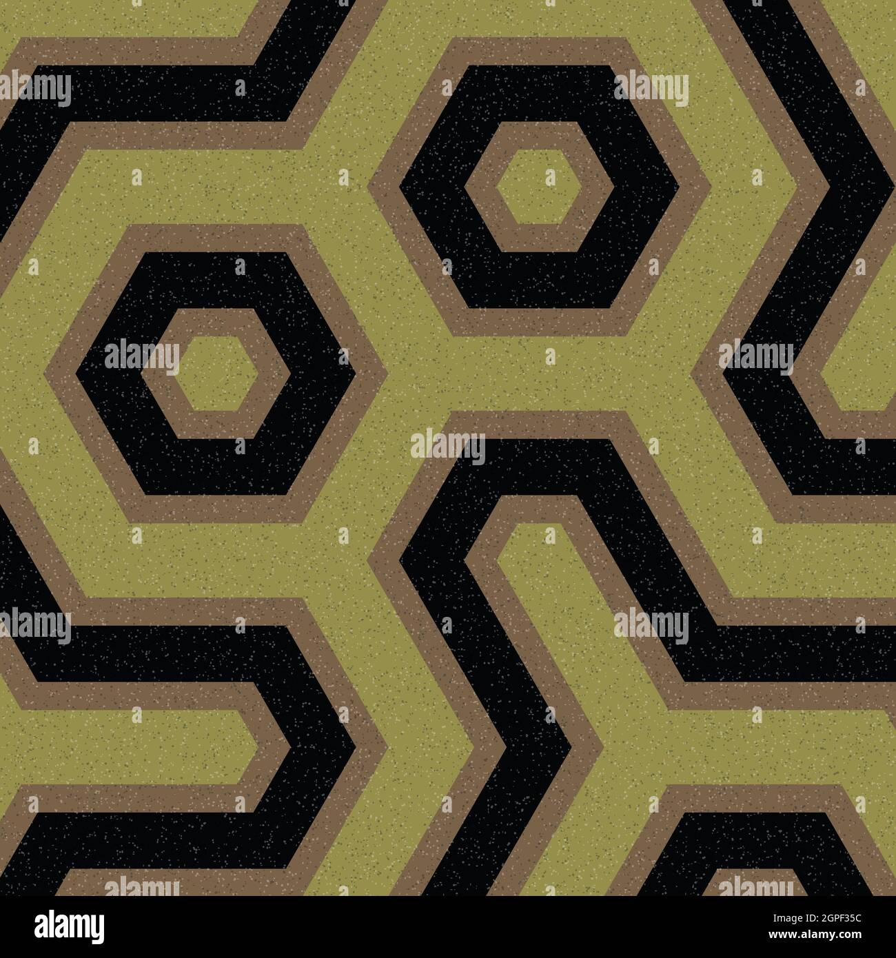Computer-generierte Hexagon Tile Verbindung Kunst Hintergrund Design Illustration Stock Vektor