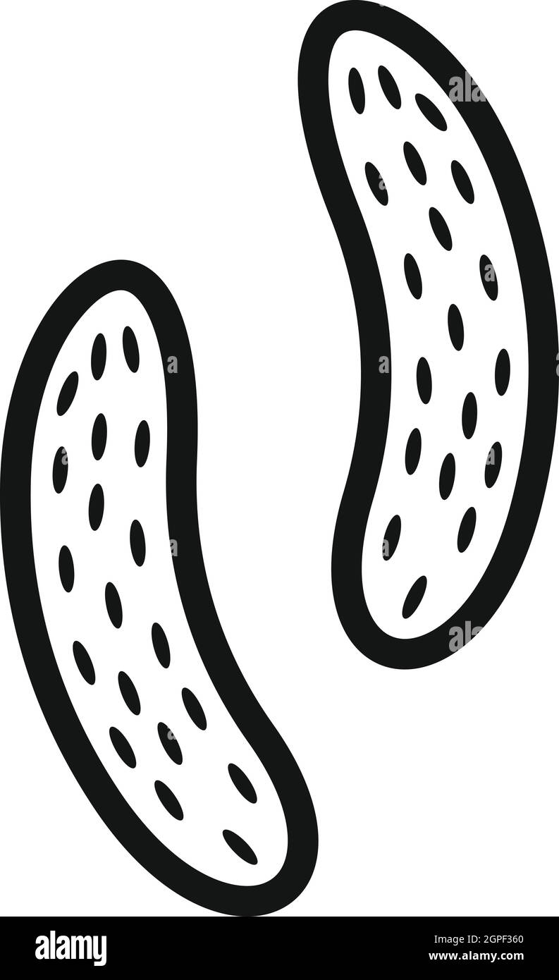 Epithelzelle Symbol, einfachen Stil Stock Vektor