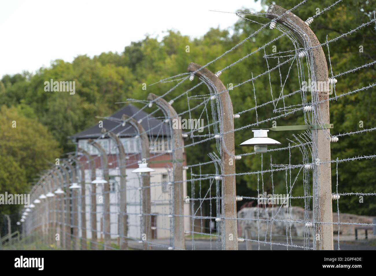DEUTSCHLAND, Weimar, Nazi-Konzentrationslager Buchenwald 1937-1945 / DEUTSCHLAND, Weimar, Konzentrationslager KZ Buchenwald, war eines der größten Konzentrationslager auf deutschem Boden. Es wurde zwischen Juli 1937 und April 1945 auf dem Ettersberg bei Weimar von der SS betrieben Stockfoto