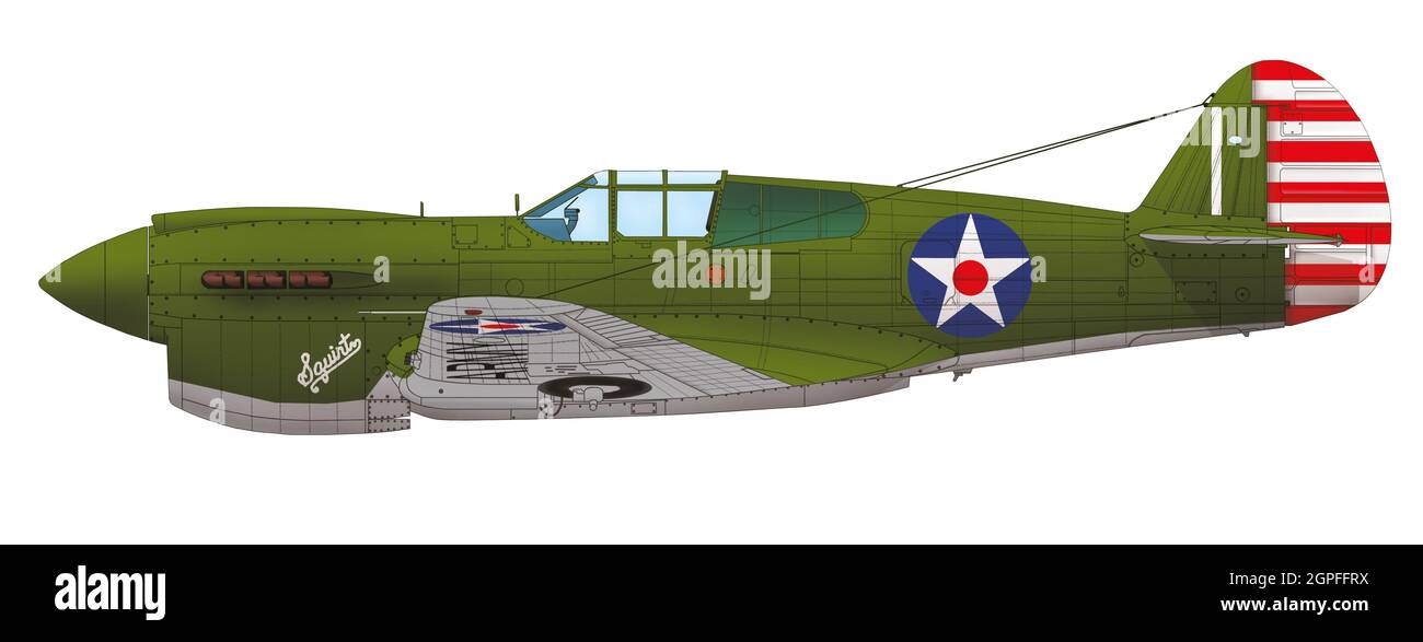 Curtiss p 40 warhawk flugzeug Ausgeschnittene Stockfotos und -bilder ...