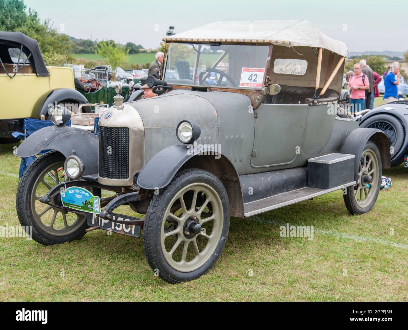 1921 1000cc Bull Nose Morris Motor Auto, der restauriert werden muss, am Kop Hill Climb, Princes Risborough, Buckinghamshire, England. Stockfoto