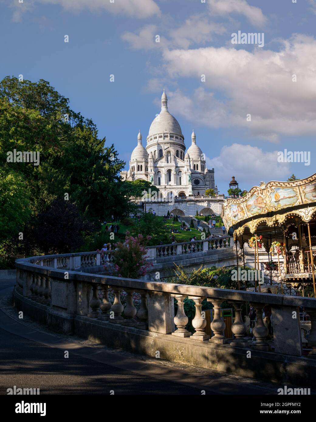 Sacre Coeur, Montmartre, Paris, Frankreich Stockfoto