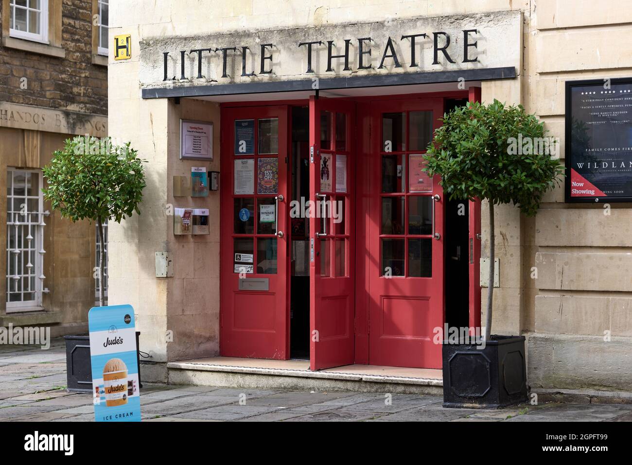 Das kleine Theater in der Bath Street Stockfoto