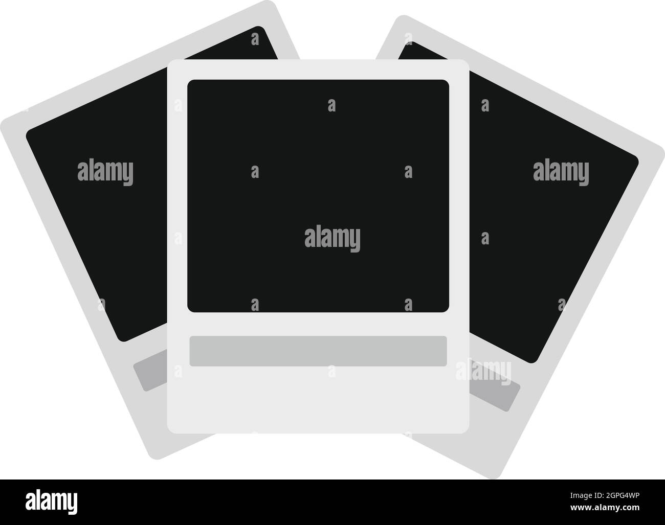 Foto-Symbol, flachen Stil Stock Vektor