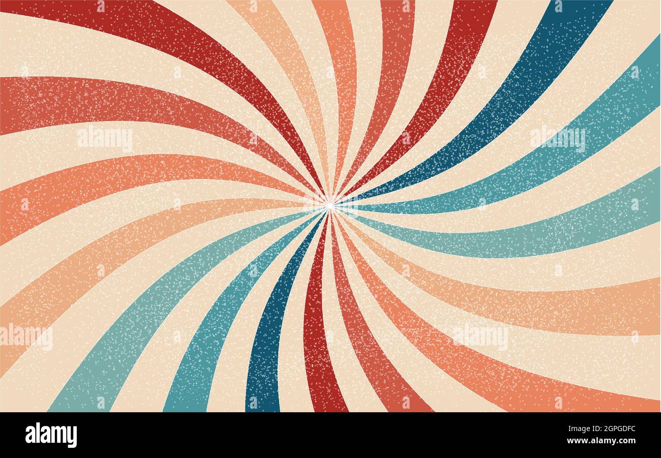 Sonnenlicht retro horizontalen Hintergrund Zirkus Sonnenstrahl Hintergrund Stock Vektor
