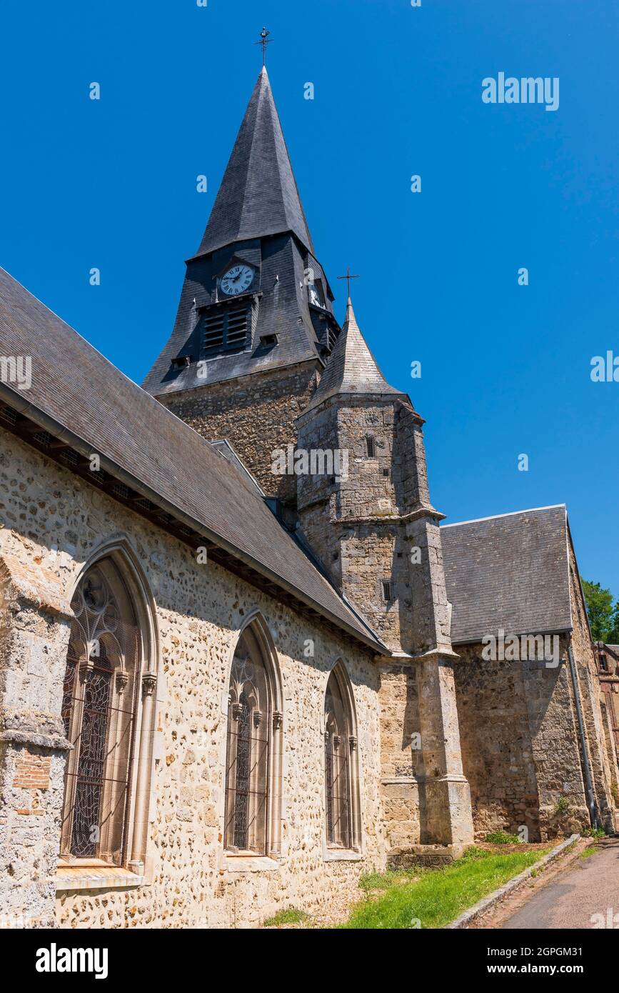 Frankreich, Eure, Cormeilles, Sainte Croix Kirche Stockfoto