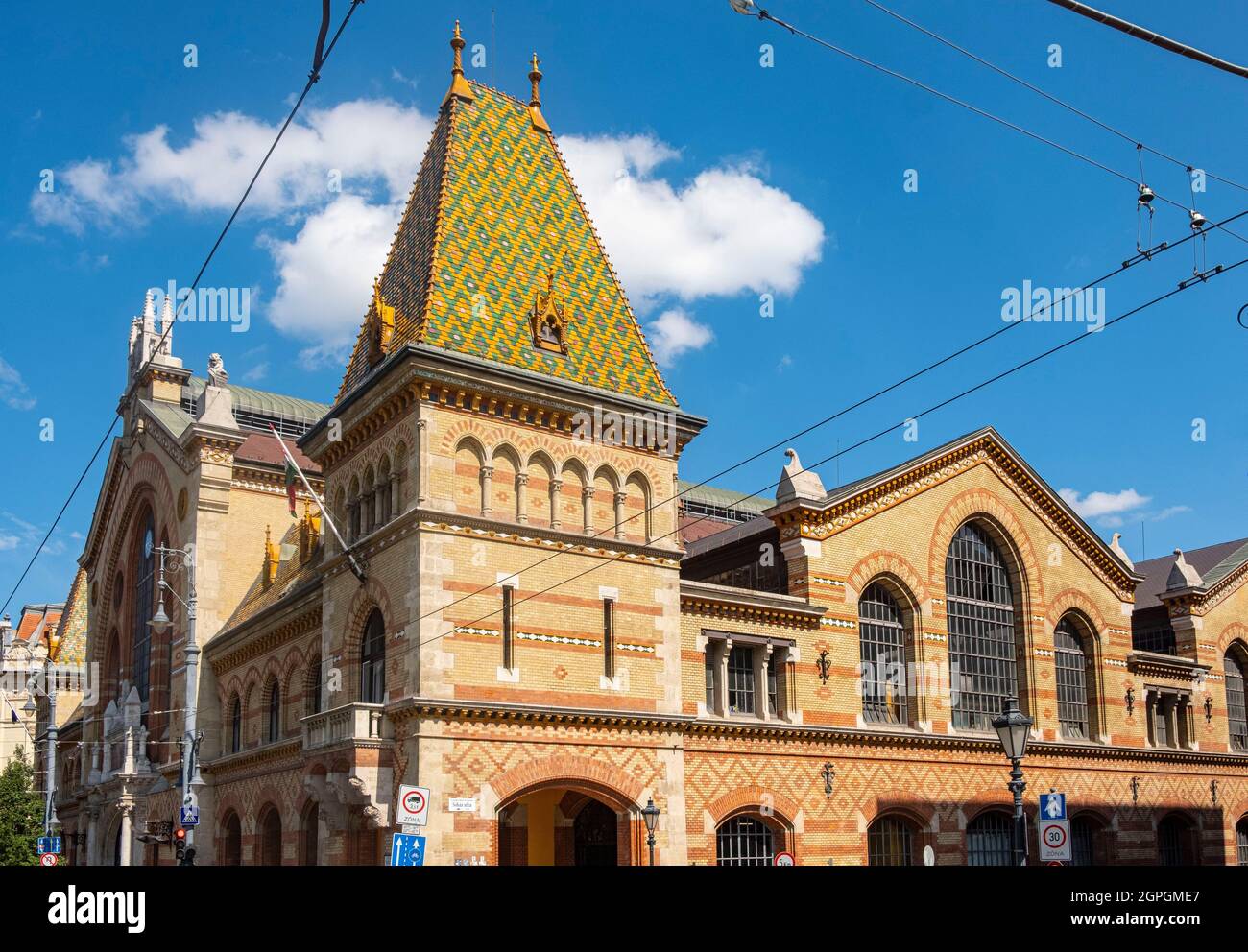 Ungarn, Budapest, von der UNESCO zum Weltkulturerbe erklärt, Pest-Viertel, zentrale Hallen Stockfoto