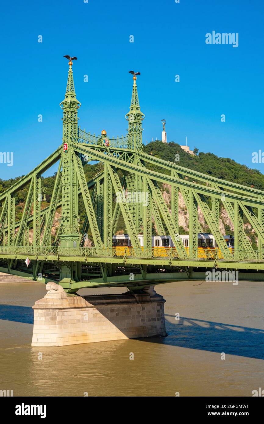 Ungarn, Budapest, von der UNESCO zum Weltkulturerbe erklärt, die Freiheitsbrücke (Szabadsag) Stockfoto