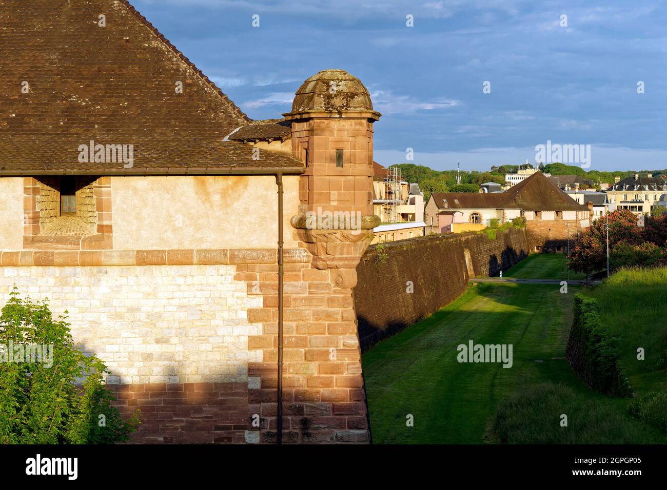 Frankreich, Territoire de Belfort, Belfort, Zitadelle von Vauban, Altstadt, Turm 41, in dem sich das Museum der Schönen Künste befindet Stockfoto