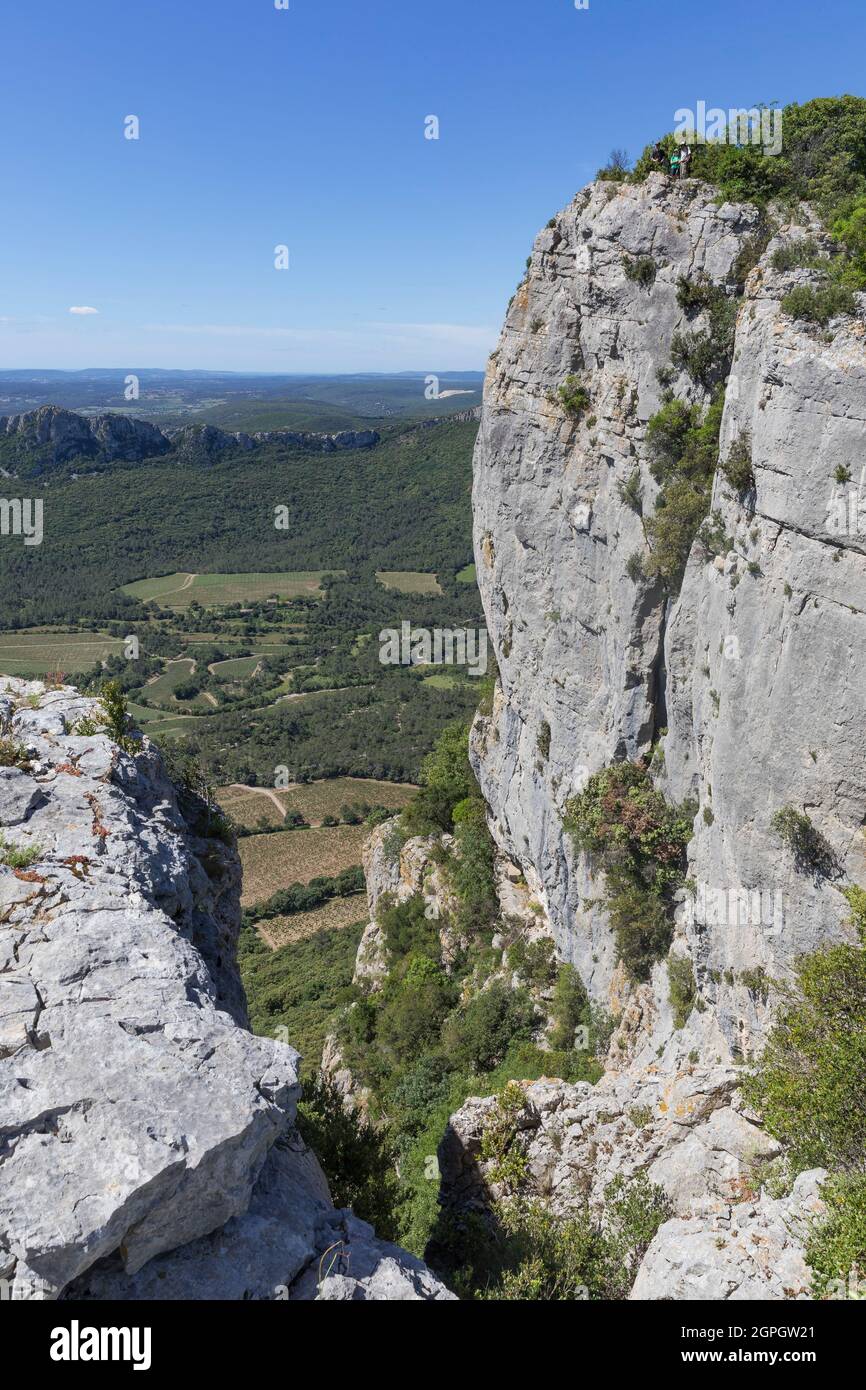 Frankreich, Herault, Valflaunes, Hortus Cliffs Stockfoto